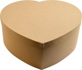Cardboard box heart (1 van 49 stuks) 5,5x5x3cm - 49 stuk