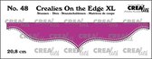 Crealies On the Edge - XL snijmal - no. 48 met dubbele stippen