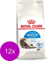 Royal Canin Indoor Long Hair - Nourriture pour chat - 12 x 400 g