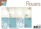 Joy!Crafts Papierset - A4 - 3x4 tweezijdige designs - Flowers