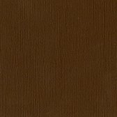 Bazzill Textuurpapier - Mono Canvas - 30.5x30.5cm - Chocolate - 25 vellen
