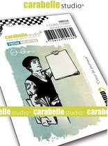 Carabelle Studio • cling stamp crieur de journaux