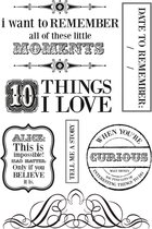 Stempel - Kaisercraft - Looking glass - clear stamp - 15,9x10,2cm