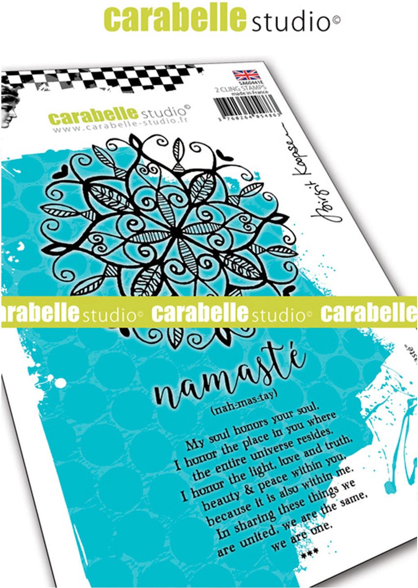 Carabelle Studio Cling stamp - A6 namasté
