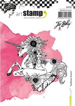 Carabelle Studio Cling stamp - A6 sunflower dreams by Jen Bi