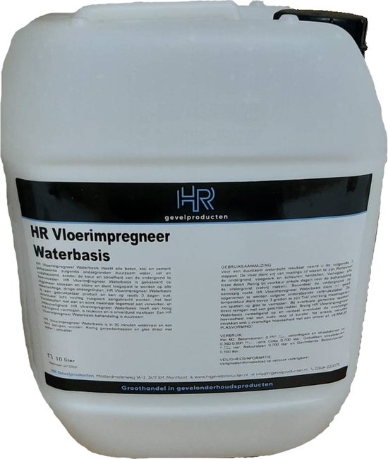 HR Vloerimpregneer - Betonvloer Impregneermiddel -1L impregneermiddel om uw beton vloer water en vuil afstotend te maken.