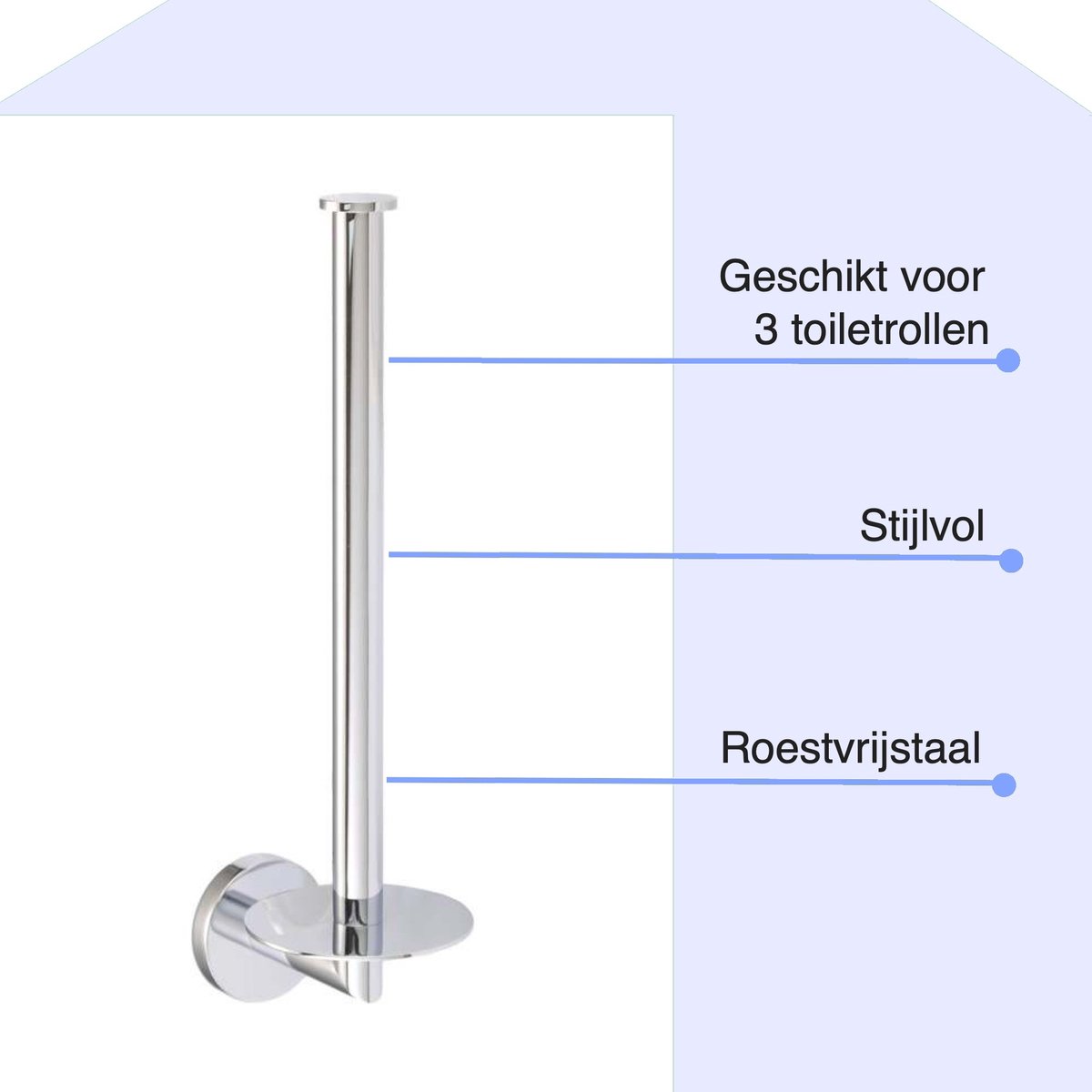 WC Rolhouder Joseph Joseph EasyStore Butler Plus
