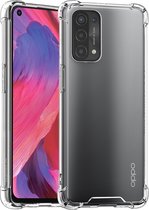 Transparant hoesje voor Oppo A54 5G & Oppo A74 5G - TPU Backcover - Antishock