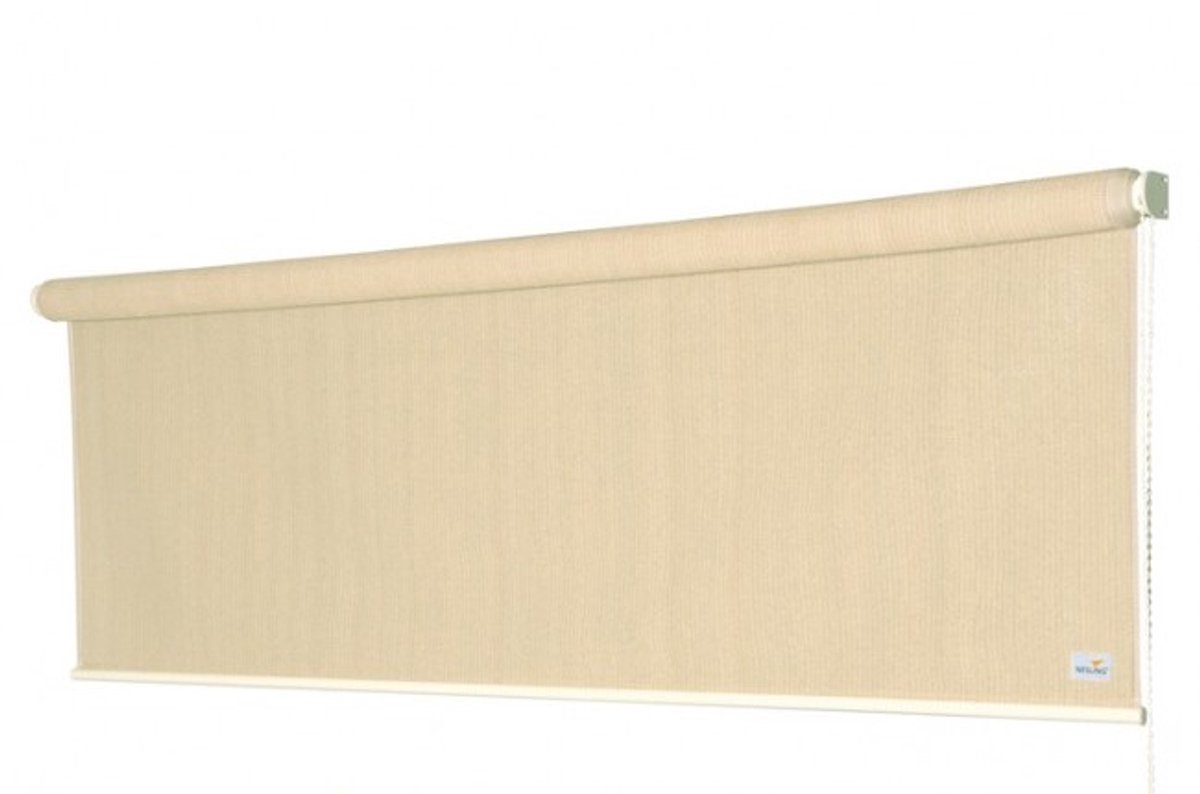 Bol.com Nesling Coolfit rolgordijn 296x240 cm gebroken wit aanbieding