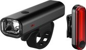 PRO LED 2022 Fietsverlichting Set - Racefiets verlichting - Voorlicht en Achterlicht - Fietsaccessoires - USB Oplaadbaar - IP65 waterdicht