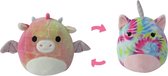 Squishmallows - Flip mallows - Dragon - Tie Dye Swirl Caticorn