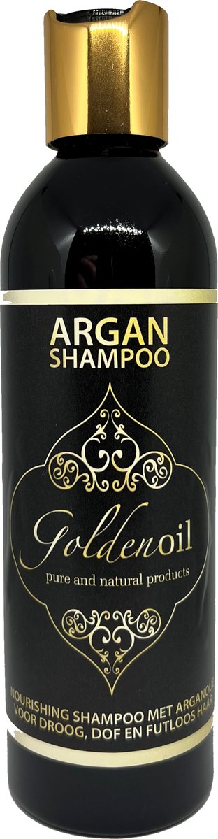Shampoo met pure Arganolie - Vrij van Sulfaat (SLS), Siliconen, Parabenen, Paraffine - Voedend, Hydraterend en Herstellend - geschikt voor alle haartypes