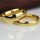 Lord Of The Rings | Ring | The One Ring | Cadeau | Replica | Sieraad | Goud | Roestvrij staal