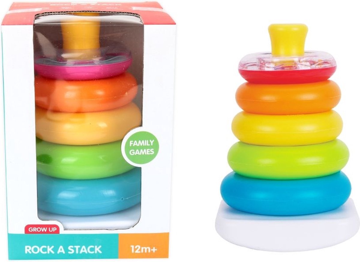 Bébé Stacking Rings Pyramid - A partir de 12 mois - pyramide d'anneaux de  couleur 