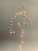 Unicorn lampje - usb aasluiting -  Babykamer nachtlampje - Eenhoorn - Lichtslinger - Verlichting kinderkamer - draadlamp