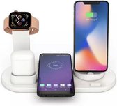 Wireless docking station Ayrton Elektronics [Output Micro USB/IPhone Lightning/USB-C/Wireless phone charger] - [Imput USB] - [Wit] - [7 in 1]