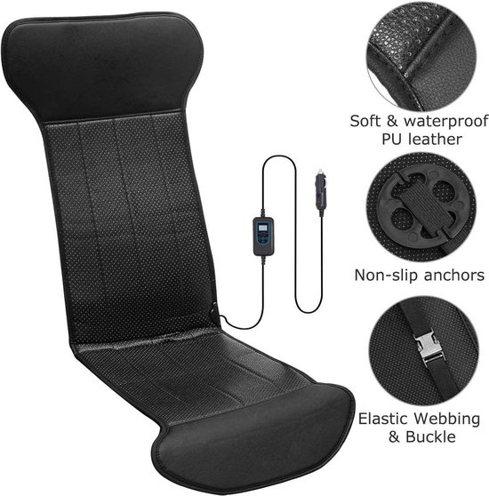 Tapis de siège chauffant automatique noir 12V, coussin de siège de voiture  chauffant, coussins électriques universels, coussin chauffant – les  meilleurs produits dans la boutique en ligne Joom Geek