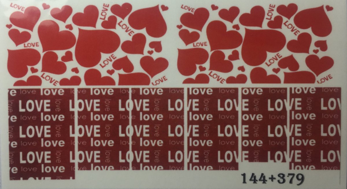Goedkoopste Water Decal Nail Wrap 144