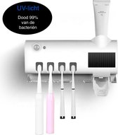 Tandenborstelhouder - White - Elektrische - UV-licht - Badkamer Accessoires - Hangend - Reiniger