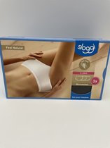 Sloggi - Feel Natural - 3 stuks Midi- Zwart - Maat 44