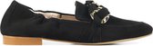 Stefano Lauran Instapper Dames - Instapschoenen / Damesschoenen - Suède   - S1070 - Zwart - Maat 36
