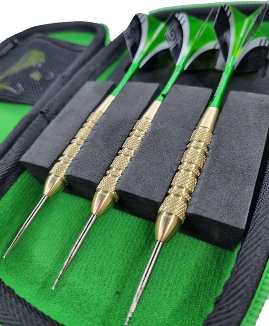 ABC Darts - Freedom Dartpijlen 23 Gram - Opbergmap - Groen van ABC Darts — afbeelding 4