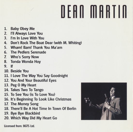 I'M In Love With You - Dean Martin
