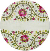 Walljar - William Morris - Turkish Pillow - Muurdecoratie - Dibond wandcirkel
