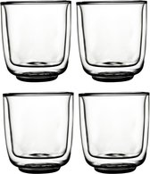 GUSTA dubbelwandige glazen / tassen / kopjes - 250ml - 4 stuks