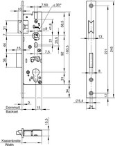 Wilka Smalslot RVS 1433-30 PC 92 LS / RS