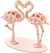 Jigzle Puzzel 3D Flamingo