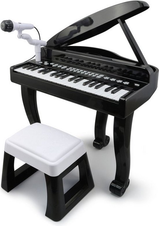 Electronische Piano met Microfoon, Stoel zwart | bol.com