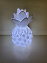 LED Ananas lamp - wit - LED Pineapple lamp - 12.5 x 6.5 x dia 5 cm - IMPULS
