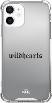 Spiegelhoesje geschikt voor Apple iPhone 11 - Wildhearts Black - Mirror Case