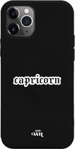 xoxo Wildhearts case voor iPhone 12 Pro Max - Capricorn (Steenbok) Black - iPhone Zodiac Case