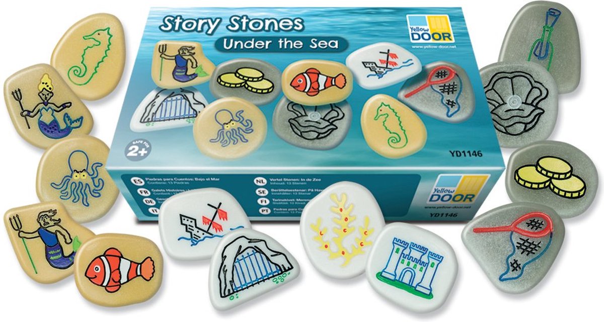 Yellow Door Story Stones Onderwaterwereld Under the Sea op=op