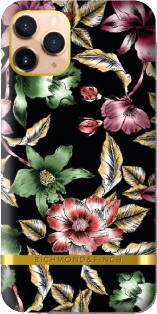 Richmond & Finch Floral Tiger bloemen en tijgers hoesje voor iPhone 12 mini - kleurrijk