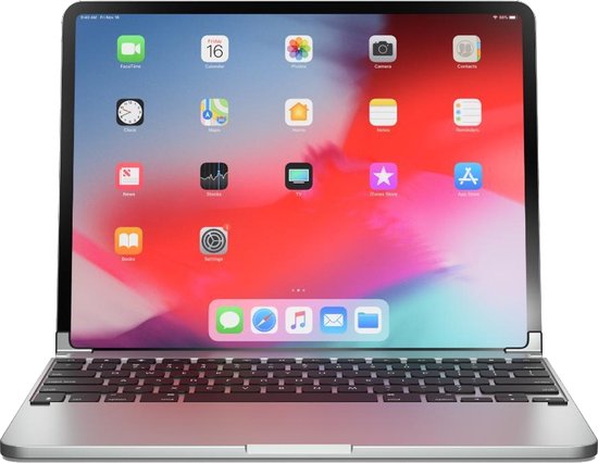 Brydge toetsenbord voor iPad Pro 12.9 (2018) en iPad Pro 12.9 (2020) - QWERTY - Zilver - Brydge