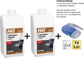 HG natuursteenreiniger voedend (product 49)  - 2 stuks + Knijpkat/Zaklamp