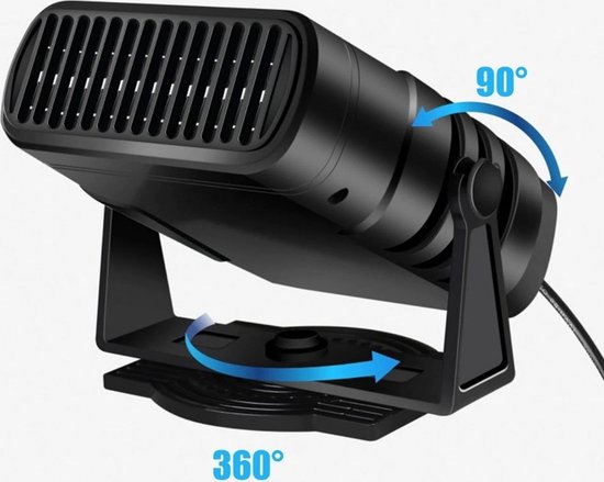 12 Volt Kachel Auto Ontdooier & Verwarming 12V 800W - 5s Snelle Verwarming | Voor Ruiten & Interieur In De Winter Kachel Voor Auto 12 Volt