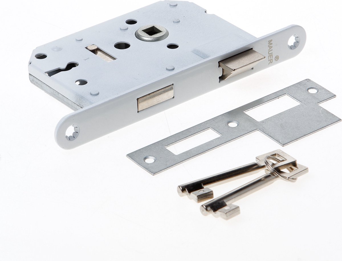 Insteekslot - RVS geborsteld - RVS - Mauer - Mauer 1535 D+N klavierslot RVS