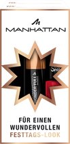 MANHATTAN Cosmetics Set X-MAS 02 Nagellak + lippenstift + mascara