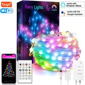 BG4U - Smart WiFi LED Fairy String Light - LED Lichtslinger WiFi - String Light Kersverlichting - Sfeerverlichting Fairy Lights - Smart WiFi Google Assistant Home - IP65 - Incl. Af