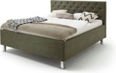 SanRemo gestoffeerd bed 180x200 cm incl. lattenbodem met opbergruimte.