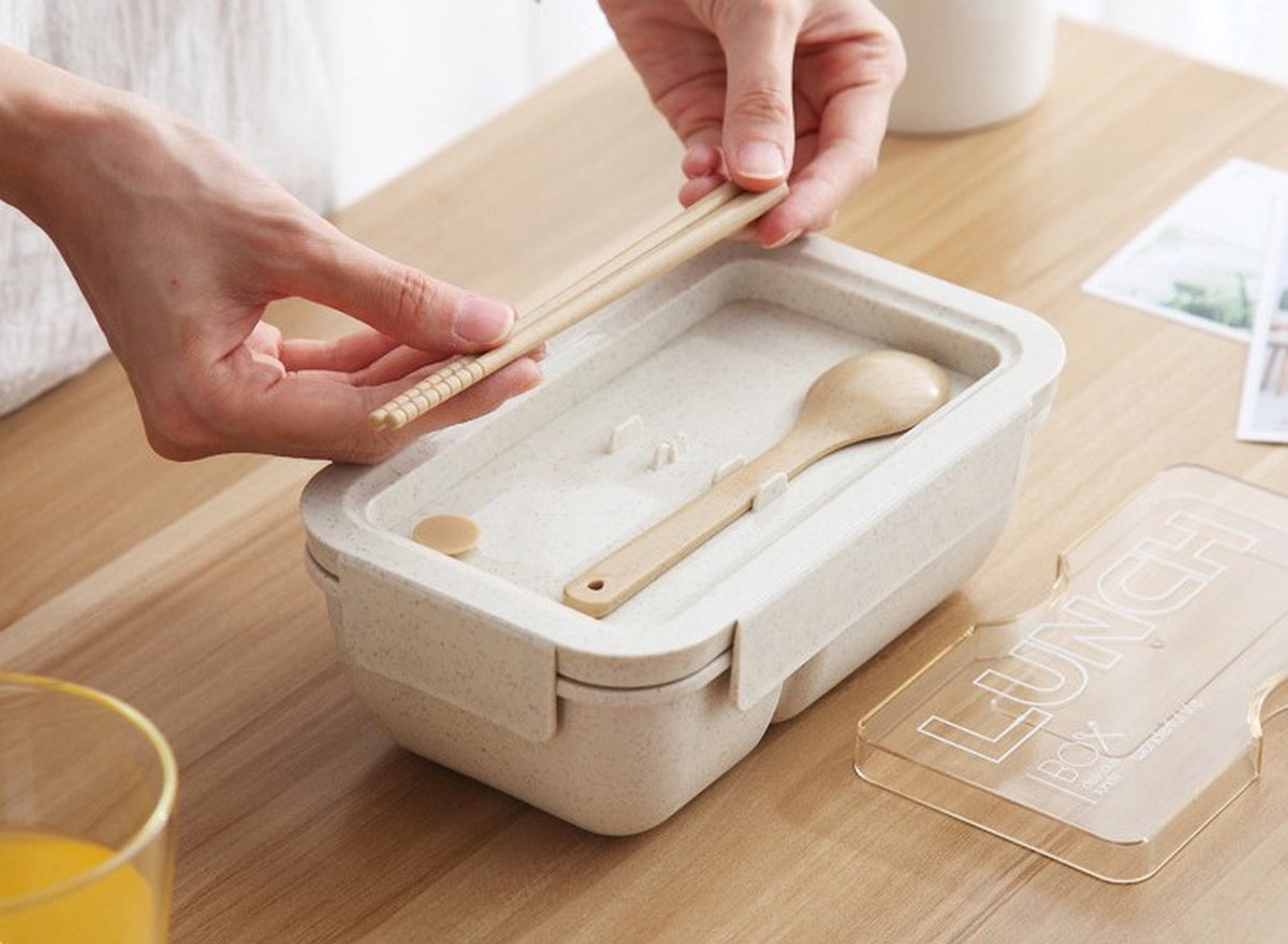 langzaam wijsheid Extractie BentoBros® Duurzame Bento Box - Broodtrommel - Lunchtrommel - Lunchbox -  Lunchset voor... | bol.com