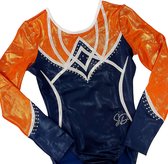 Sparkle&Dream - Turnpakje Gympakje Noor Lange Mouwen - AME | maat XS - Voor Turnen en Gymnastiek