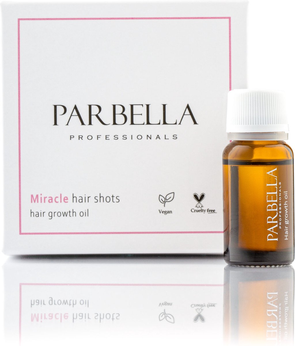 Parbella Miracle Hair Shots - haar olie voor snelle haar groei en herstel