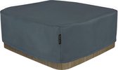 Hentex Cover Rechthoekige All Weather Tuin Hot Tub Cover, Bescherming tegen Wind UV Protective (Grijs (220W*220D*85H cm)