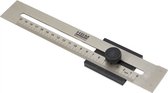 Precisie-aftekenliniaal 200mm metaal