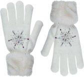 Handschoenen dames - Wit - One size - Voor de winter